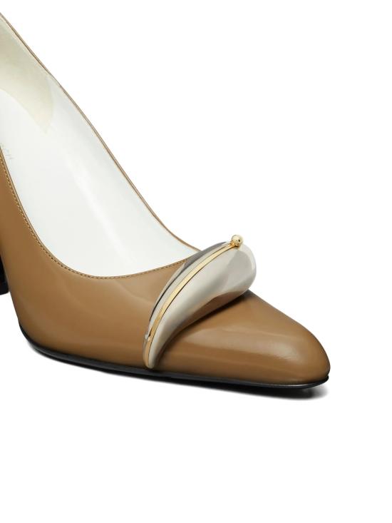 26SS 토리버치 힐/펌프스 178955 200 SOFT ACORN SILVER - TORY BURCH