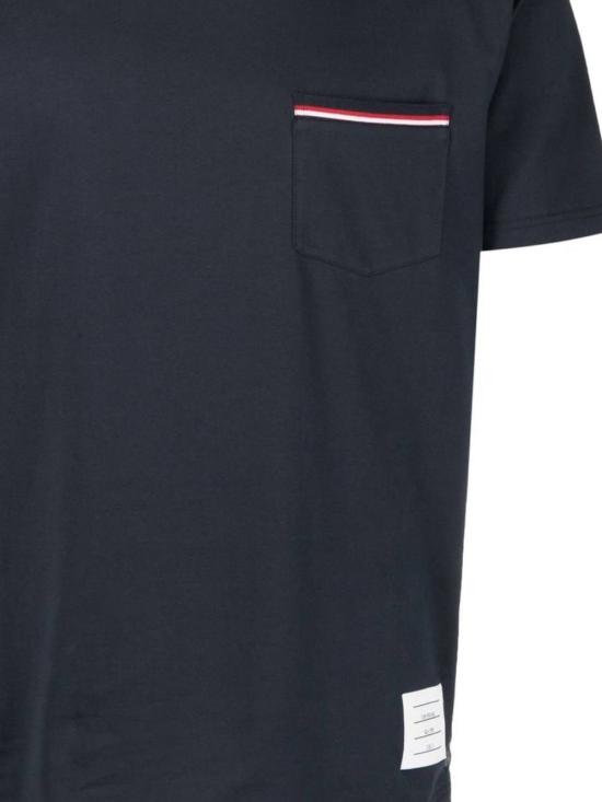 26SS 톰브라운 RWB 트림 포켓 MJS010A 01454415 Blue - THOM BROWNE