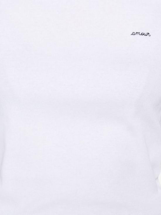 26SS 메종 라비쉬 반팔 티셔츠 UWFOLIESAMOUR WHITE - MAISON LABICHE