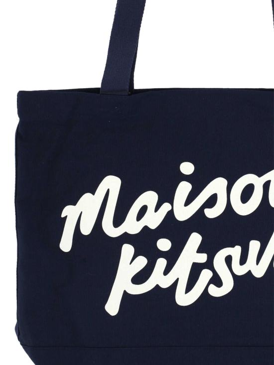 26SS 메종키츠네 핸드라이팅 토트백 PW05124WW9042 0413 Classic navy - MAISON KITSUNE