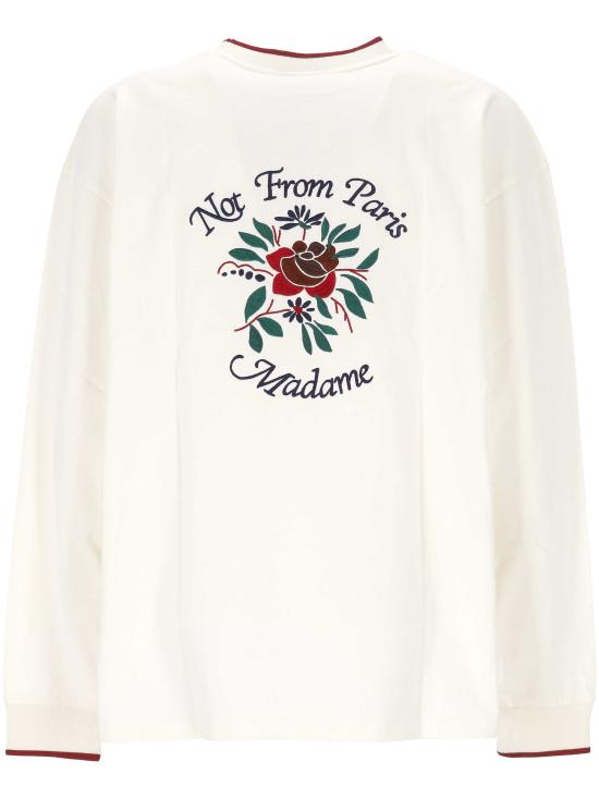 26SS 드롤드무슈 반팔 티셔츠 JTS287CO248 OW Beige - DROLE DE MONSIEUR