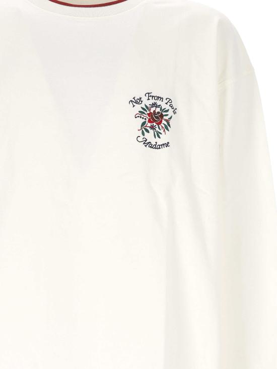 26SS 드롤드무슈 반팔 티셔츠 JTS287CO248 OW Beige - DROLE DE MONSIEUR