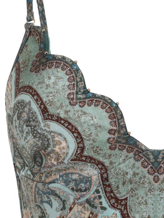 26SS 짐머만 원피스 수영복 5755WRS262 TPTM TAPESTRY TEAL MULTI - ZIMMERMANN