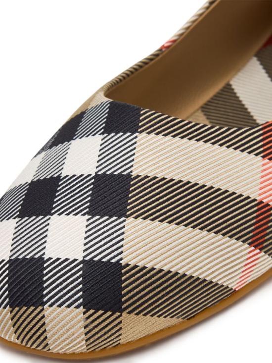 26SS [키즈] 버버리 플랫 슈즈 8112248 X SAND IP CHECK - BURBERRY