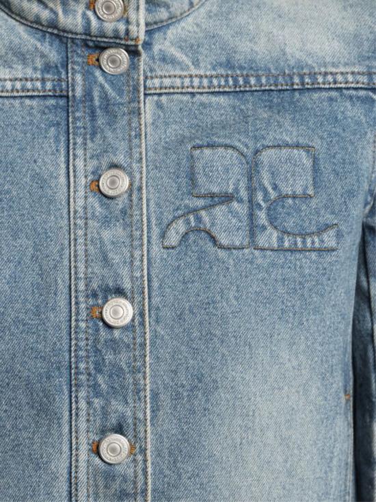 26SS 쿠레쥬 수트 자켓 126DBL335DE0058 7055 ENIM BLUE DELAVE - COURREGES