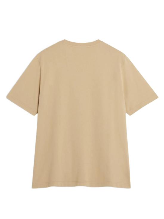 26SS 메종키츠네 드레스드 폭스 컴포트 티셔츠 QM00101KJ7025 0429 ROASTED ALMOND - MAISON KITSUNE