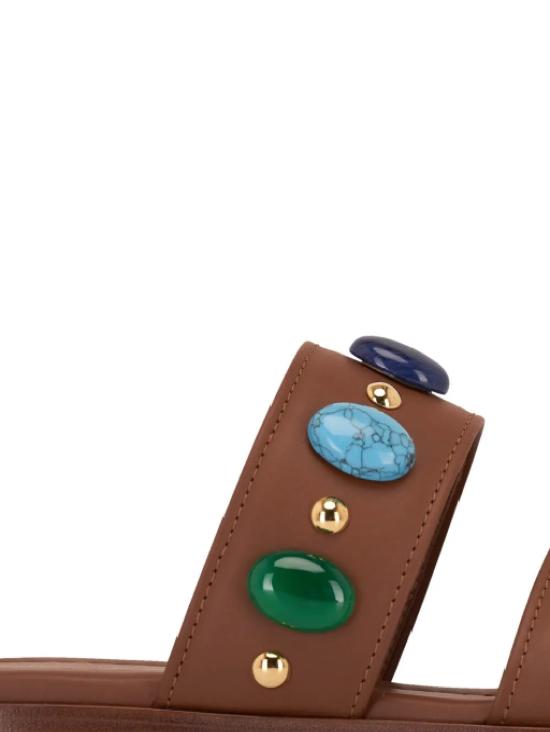 26SS 지안비토로시 샌들 G1539005CUO CLNCUOI Leather Brown - GIANVITO ROSSI