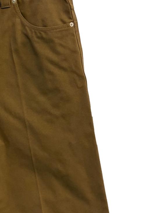 26SS 구찌 스트레이트 팬츠 851721 ZAUJI2630 CANVAS CAMEL - GUCCI