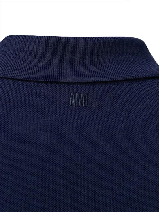 26SS 아미 반팔 티셔츠 BFUPL001 760430 Bleu nuit - AMI