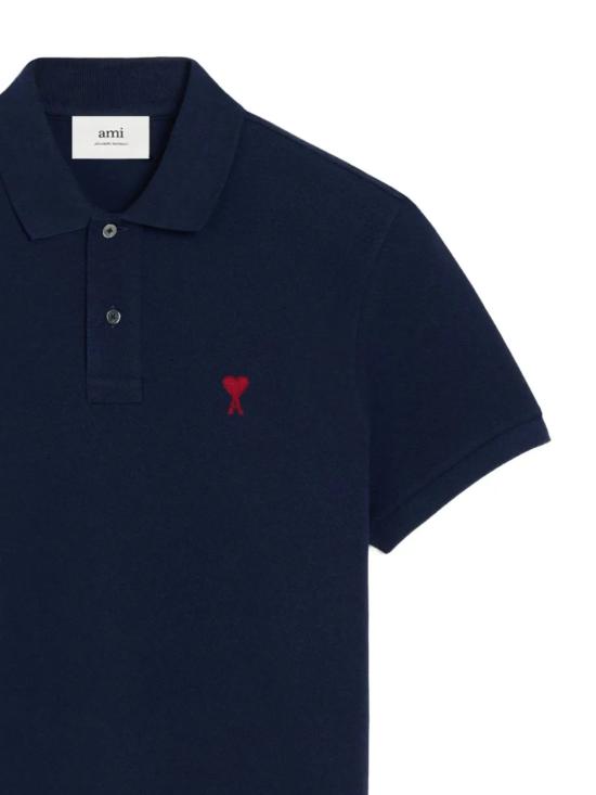 26SS 아미 반팔 티셔츠 BFUPL001 760430 Bleu nuit - AMI