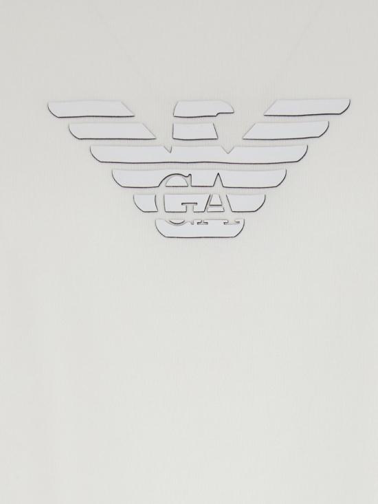 26SS 엠포리오 아르마니 반팔 티셔츠 EM004583 AF13669M0306 OFF WHITE EAGLE - EMPORIO ARMANI
