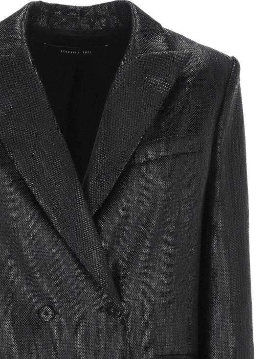 26SS 페데리카 토시 수트 자켓 40303405 29 Black - FEDERICA TOSI