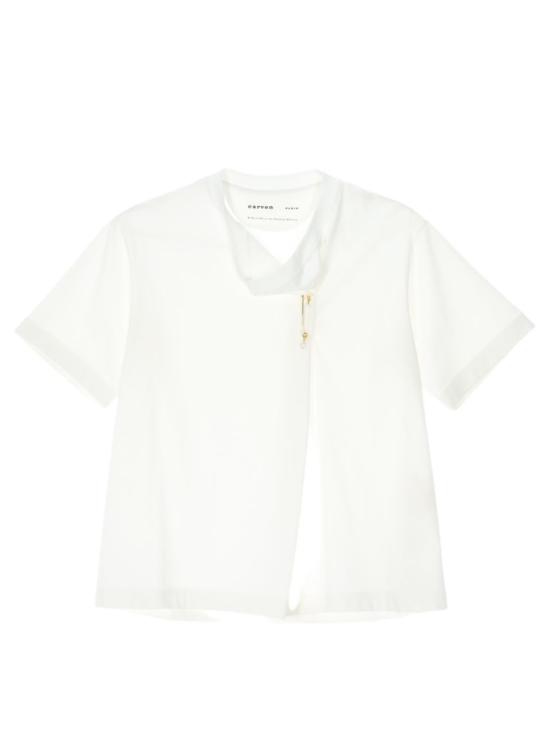 26SS 까르벵 반팔 티셔츠 6261K21051 N000 White