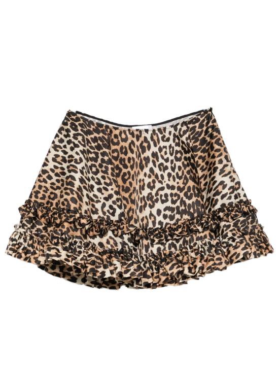 26SS 가니 미디 스커트 A1090087 859 Almond milk