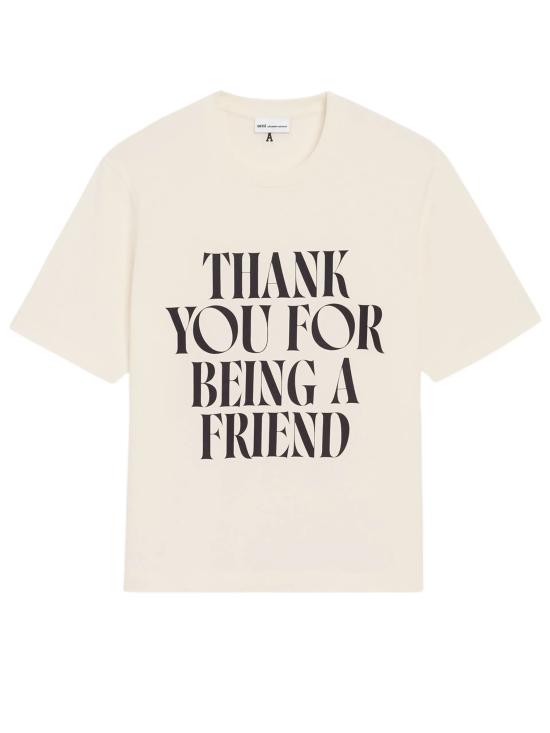 26SS 아미 반팔 티셔츠 UTS384 726136 Blanc creme