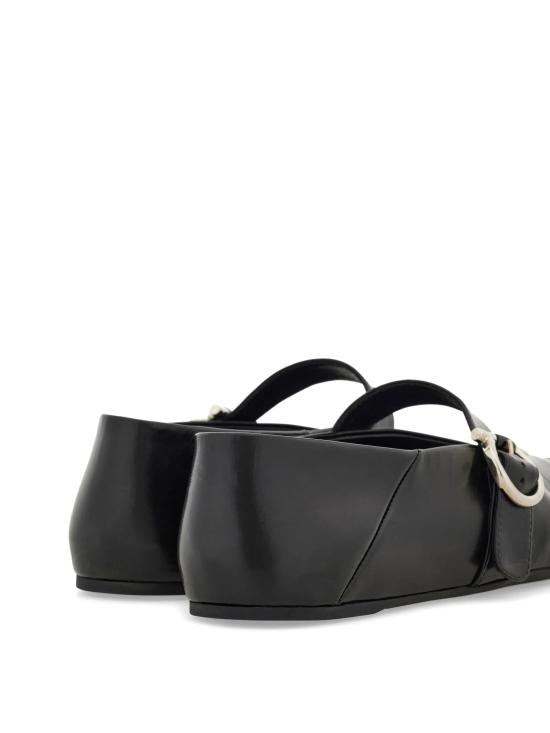 26SS 살바토레 페라가모 플랫 슈즈 01J947 7836781C Black - SALVATORE FERRAGAMO