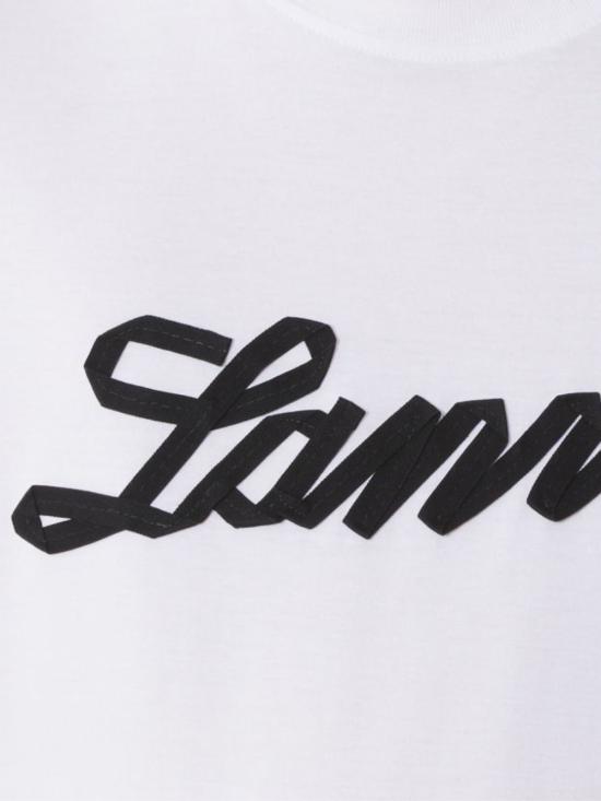 26SS 랑방 반팔 티셔츠 RMTS0012 J308P2601 Optic white - LANVIN