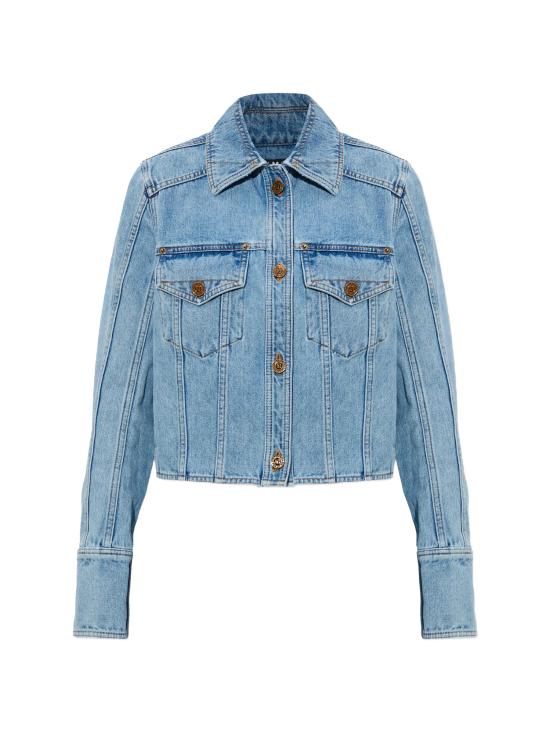 26SS 발망 수트 자켓 GF1TC215DG11 6FC Bleu jean