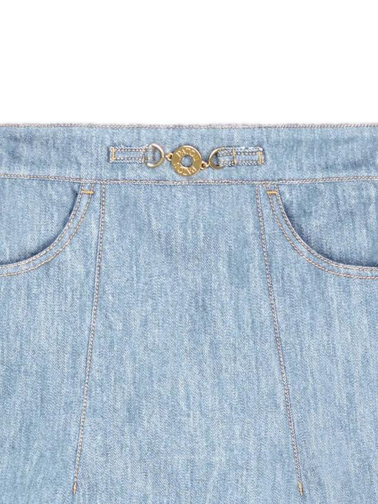 26SS 파투 미디 스커트 SK042 0008663B RIVIERA SKY BLUE - PATOU