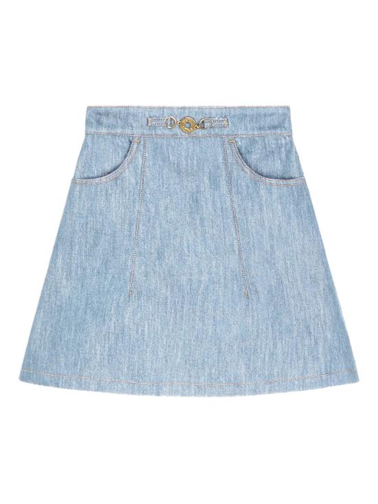 26SS 파투 미디 스커트 SK042 0008663B RIVIERA SKY BLUE