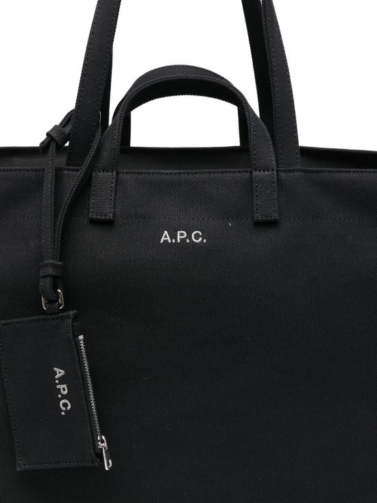 26SS 아페쎄 르 드러머 뚜왈 토트백 COHMPF67046 LZZ Black - A.P.C.