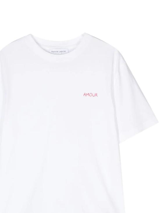 26SS 메종 라비쉬 반팔 티셔츠 QWPOPINAMOUR WHITE - MAISON LABICHE