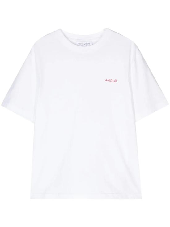 26SS 메종 라비쉬 반팔 티셔츠 QWPOPINAMOUR WHITE