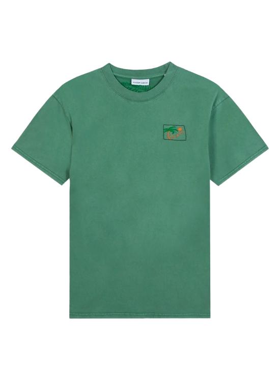 26SS 메종 라비쉬 반팔 티셔츠 ZMPATUREAUPALM DARK IVY WASHED