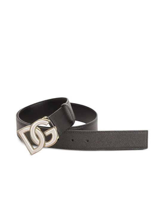 26SS 돌체앤가바나 가죽 벨트 BC4941 AG6518B956 Black - DOLCE & GABBANA