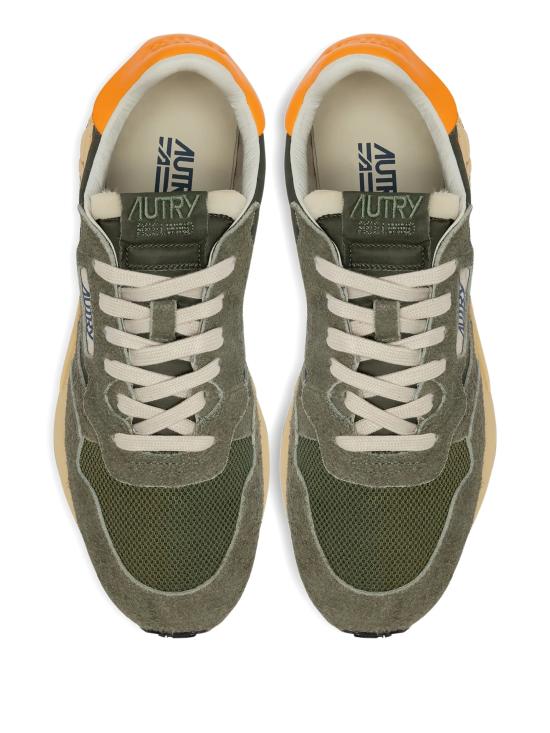26SS 오트리 릴윈드 로우 나일론 스웨이드 스니커즈 WWLM 3T08SGRN ORGFL - AUTRY