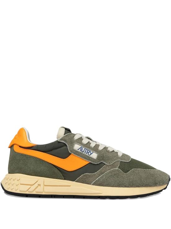 26SS 오트리 릴윈드 로우 나일론 스웨이드 스니커즈 WWLM 3T08SGRN ORGFL