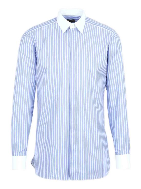 26SS 톰포드 셔츠 HLBA02C0028 WUC WHITE BLUE