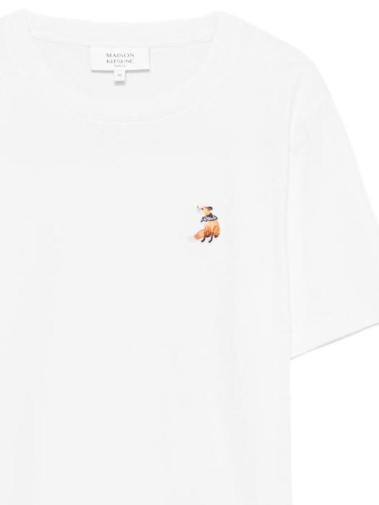 26SS 메종키츠네 드리밍 폭스 레귤러 티셔츠 QW00109KJ7026 P100 White - MAISON KITSUNE
