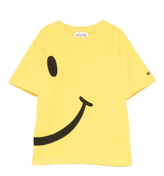 26SS [키즈] 모스키노 티셔츠 H8M05GLAA01 50577 Yellow