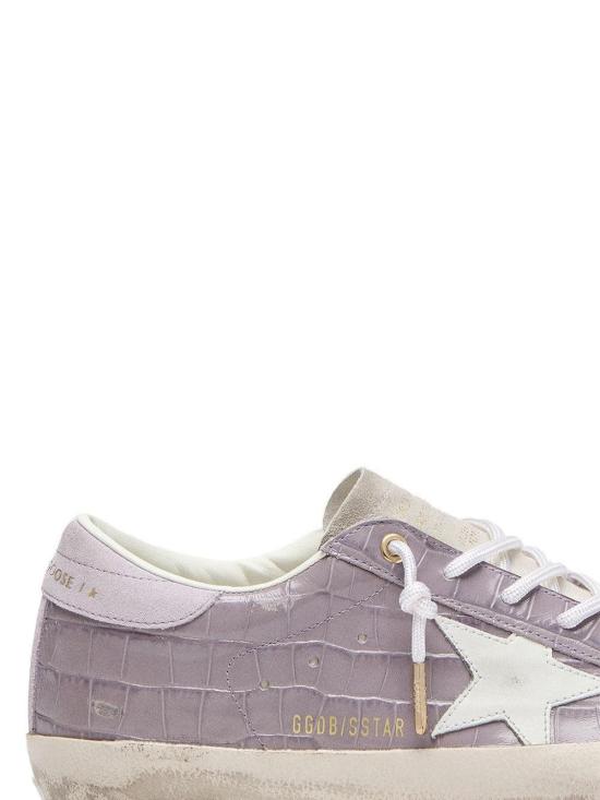 26SS 골든구스 슈퍼스타 스니커즈 GWF01002 F00811845405 Lilac white - GOLDEN GOOSE