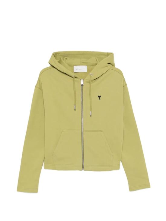 26SS 아미 후드 티셔츠 FSW783 730A035 Green