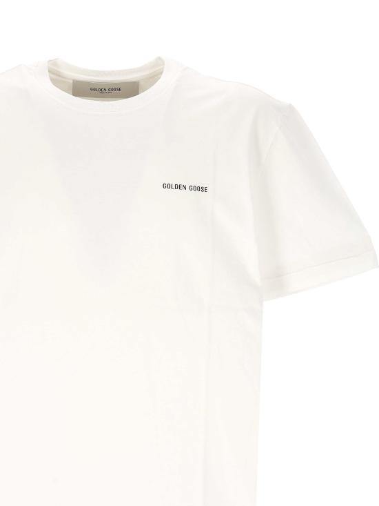 26SS 골든구스 반팔 티셔츠 GMP01220 P00238010363 VINTAGE WHITE - GOLDEN GOOSE