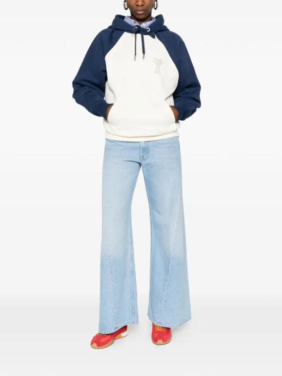 26SS 아미 파리스 아미 드 쾨흐 후드티 USW782 747A027 White - AMI