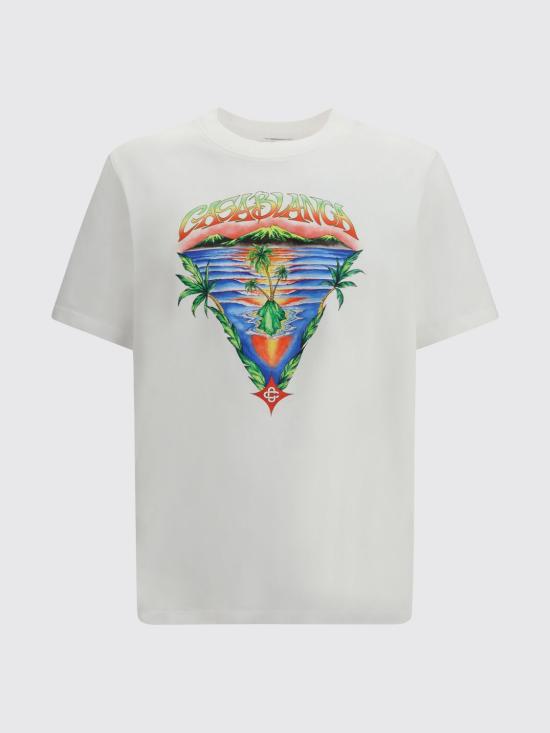 26SS 카사블랑카 반팔 티셔츠 MSP26JTS001 19 Fa01 - CASABLANCA