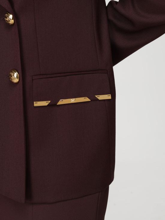 26SS 엘리자베타프랜치 수트 자켓 GI22061E2 644 Brown - ELISABETTA FRANCHI