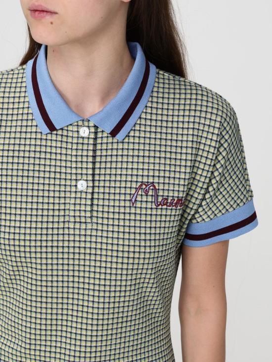 26SS 마르니 롱 원피스 ABJE1520S0UTVA63 CHY16 Green - MARNI