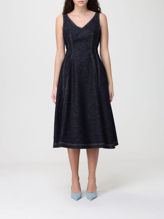 26SS 마르니 롱 원피스 ABJD1521S2USCY65 WSB99 Denim