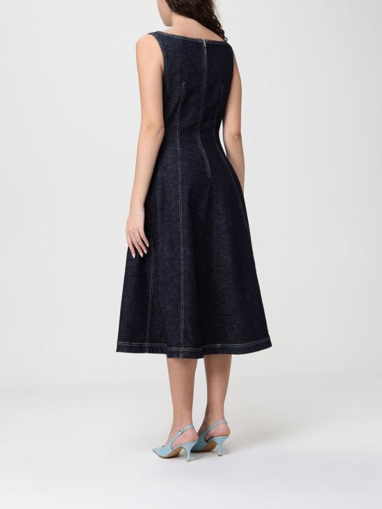 26SS 마르니 롱 원피스 ABJD1521S2USCY65 WSB99 Denim - MARNI