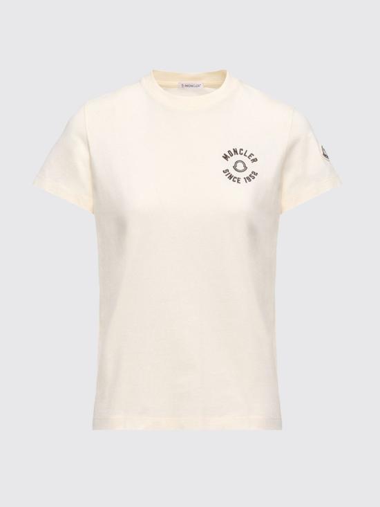 26SS 몽클레어 반팔 티셔츠 L10938C0003089AUO 034 White