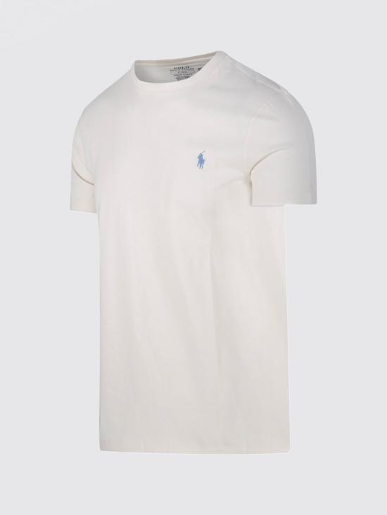 26SS 폴로 랄프로렌 포니로고 자수 반팔 티셔츠 710671438 524 Cream - POLO RALPH LAUREN