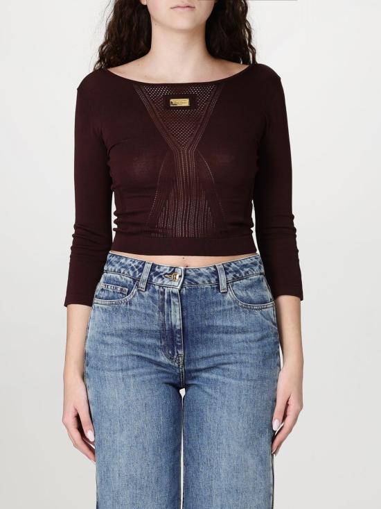 26SS 엘리자베타프랜치 반팔 티셔츠 MK71W61E2 644 Brown