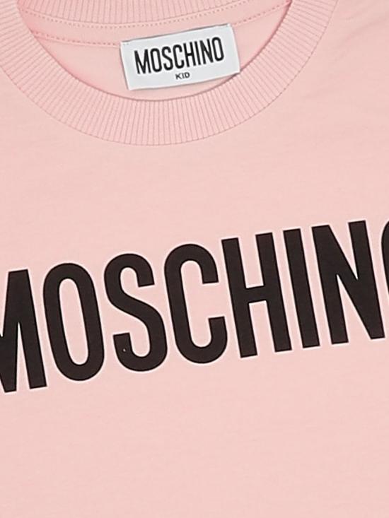 26SS [키즈] 모스키노 티셔츠 HUM05ULBA10 50209 Pink - MOSCHINO