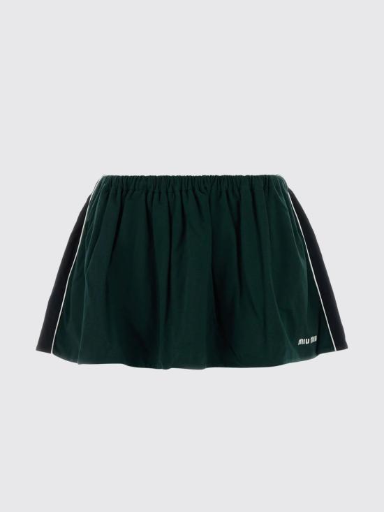 26SS 미우미우 숏 스커트 MJD232SOOO182D F0R3V Green