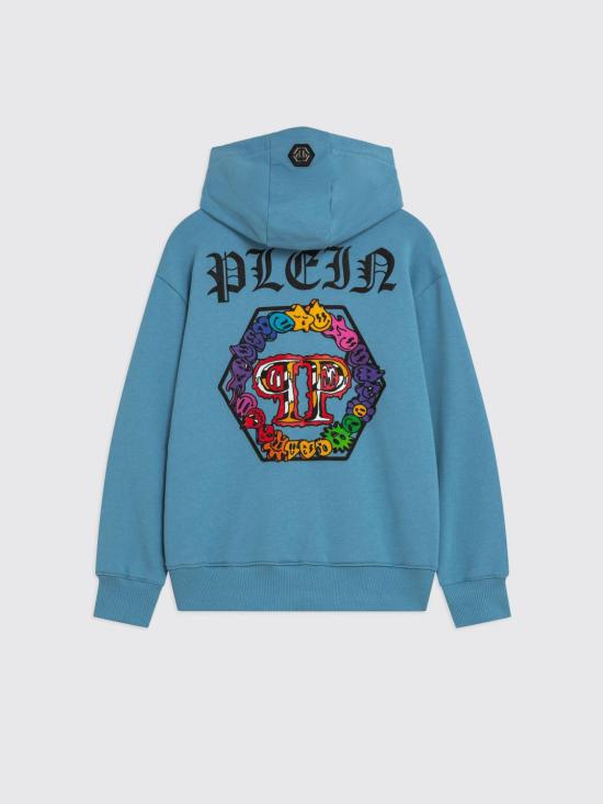 26SS [키즈] 필립 플레인 풀오버 S6PHJBZH038 958 Blue - PHILIPP PLEIN