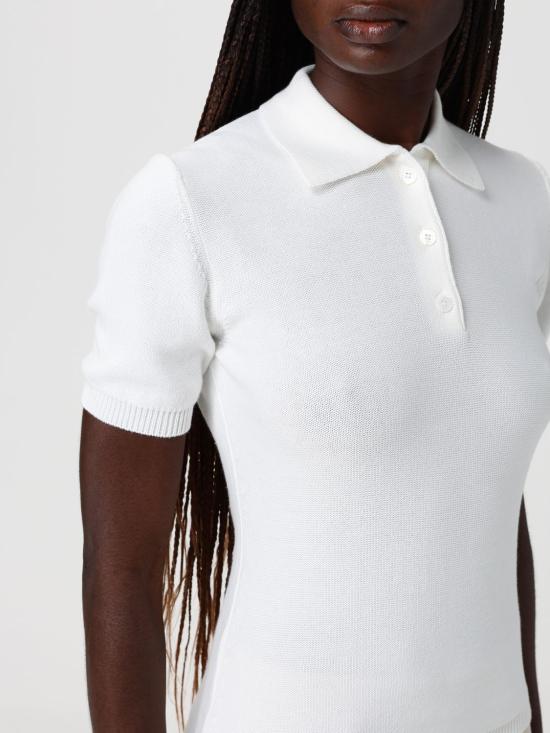 26SS 막스마라 폴로 티셔츠 2616361137600 001 White - MAX MARA